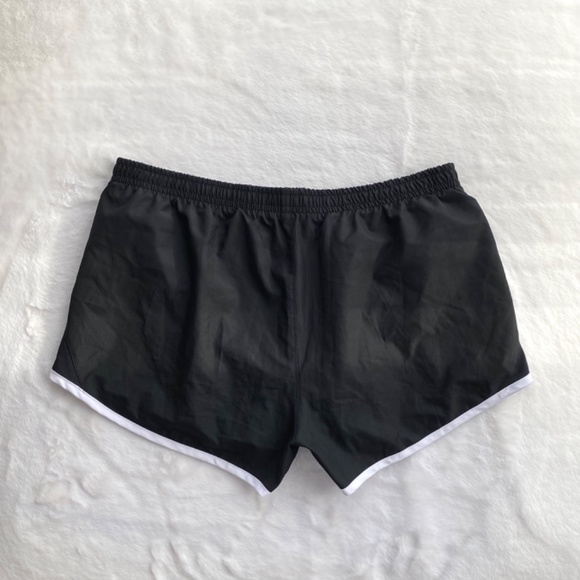 Nike Dri-Fit Running Shorts in Black and White - Picture 2 of 13